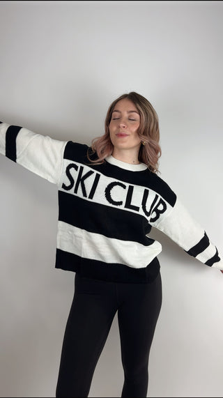 Ski Club Varsity Sweater