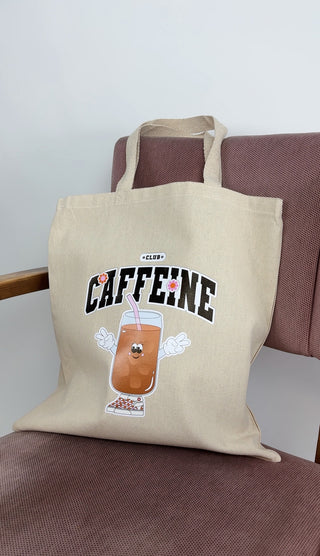 Caffeine Club Tote Bag