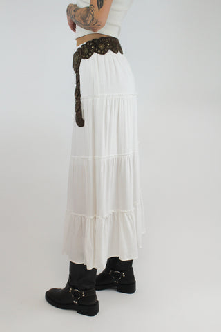 Prairie Breeze Skirt (White)