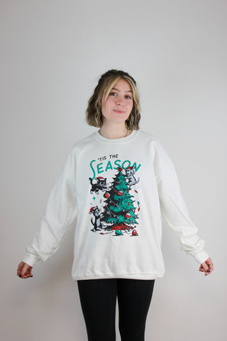 Tis' the Season Christmas Cats Sweater