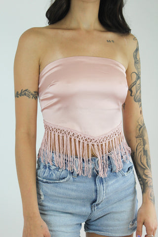 Desert Rose Strapless Top