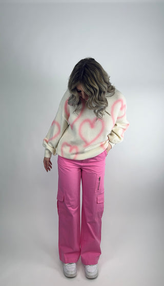 Pretty in Pink Cargo Pants