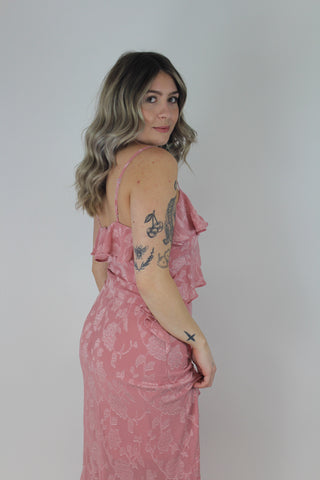 Garden Rose Midi Dress