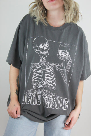 Dead Inside, Skeleton Oversized T-Shirt