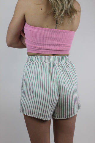 Beach House Shorts (Green Multi)