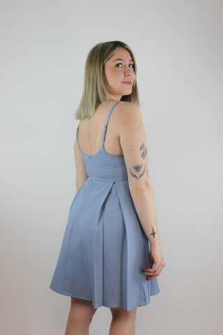 Daytime Blues Mini Dress