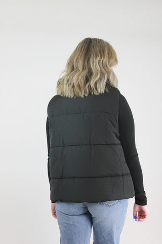 Autumn Puffer Vest (Black)