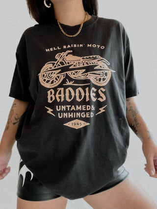 Hell Raisin' Moto Baddies Graphic Tee