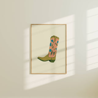 Cowboy Boot Art Print