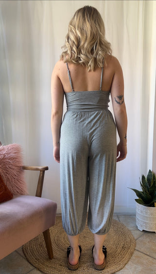 Simply Chill Jumpsuit - Grey