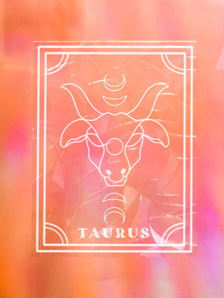 Taurus Zodiac Suncatcher