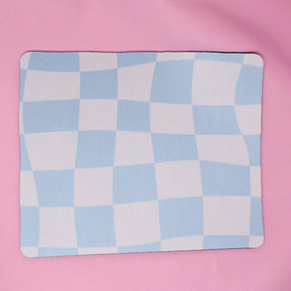 Checkered Groovy Mouse Pad